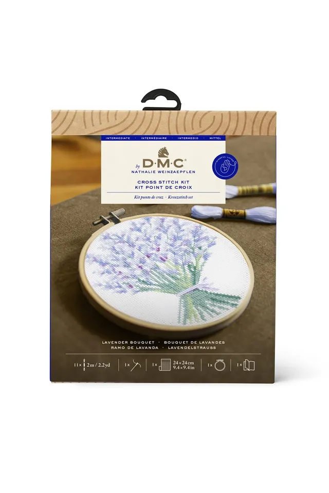 dmc-bouquet-di-lavanda-di-nathalie-weinzaepflen-kit-punto-croce-intermedio image 1