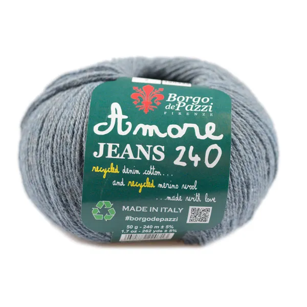 borgo-de-pazzi-amore-jeans-240-filato-riciclato-denim-pacco-10-gomitoli-da-50-g image 1
