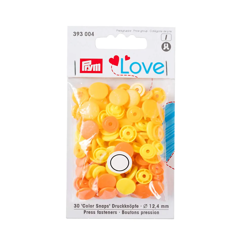 prym-love-bottoni-a-pressione-gialli-12-4-mm-1-unit image 1