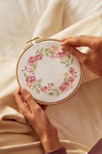 dmc-mindful-making-kit-punto-croce-fragranza-di-rose image 7