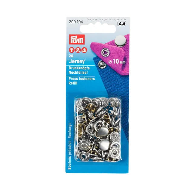 prym-bottoni-automatici-jersey-senza-cuciture-10-mm-argento image 1