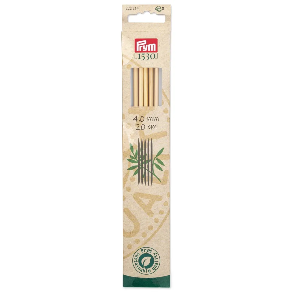 prym-1530-ago-a-doppia-punta-in-bamb-20-cm-4-00-mm image 1