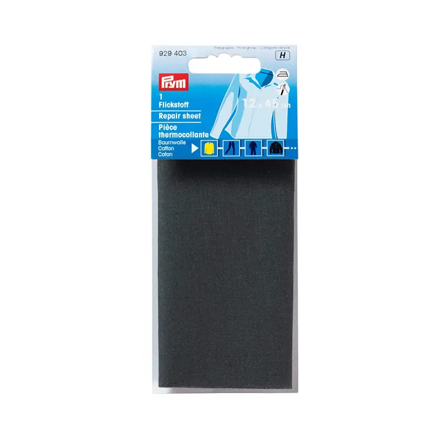 prym-toppa-termoadesiva-cotone-12-x-45-cm-grigio-per-riparazioni image 1