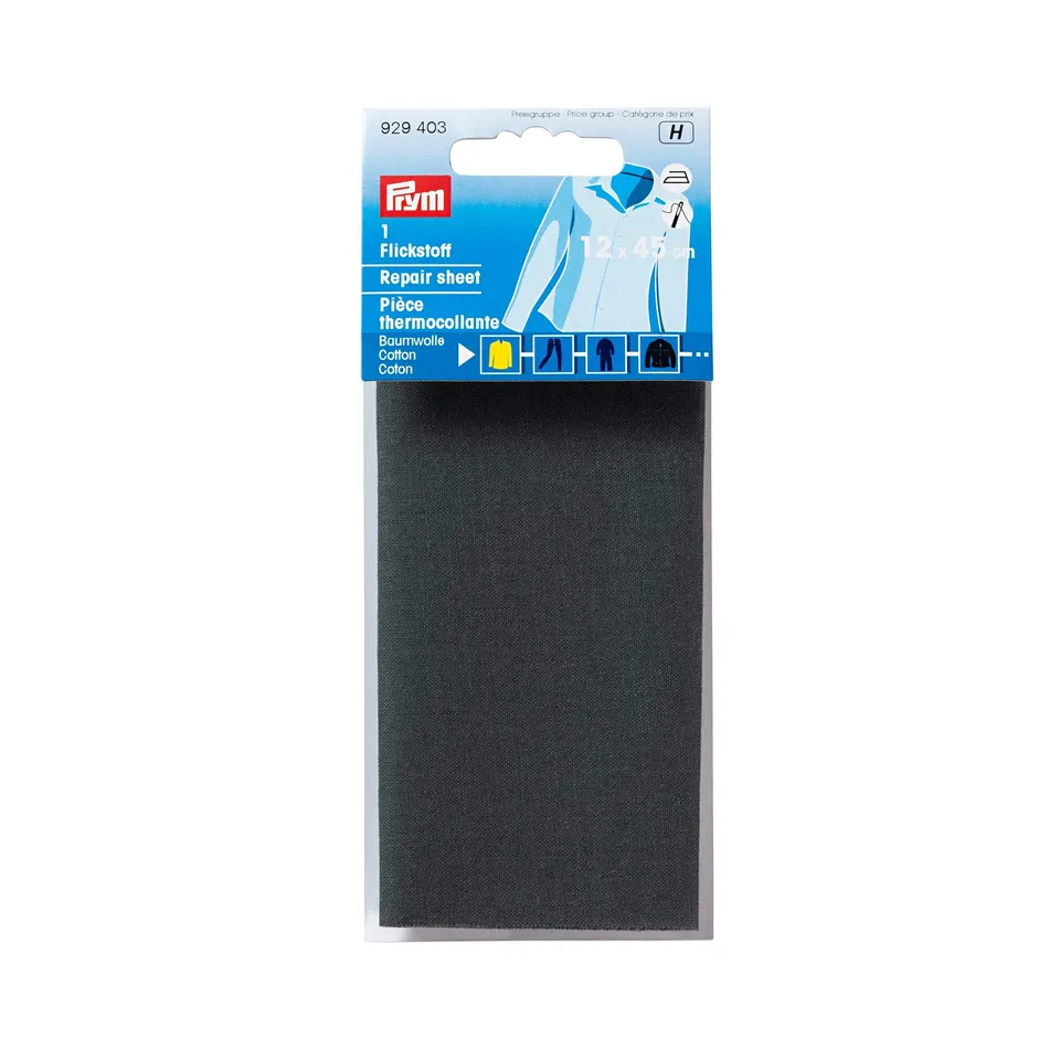 prym-toppa-termoadesiva-cotone-12-x-45-cm-grigio-per-riparazioni image 1