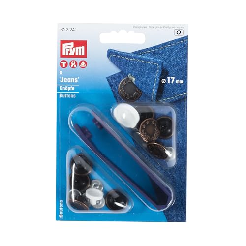 prym-bottoni-per-jeans-corona-d-alloro-17-mm-in-metallo-rame-vecchio-8-pezzi image 5