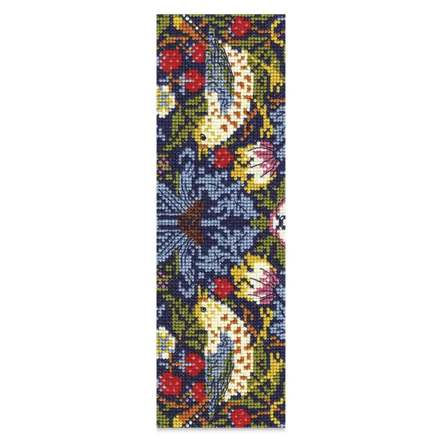 dmc-the-masters-collection-ladro-di-fragole-di-william-morris-kit-segnalibro-a-p image 1