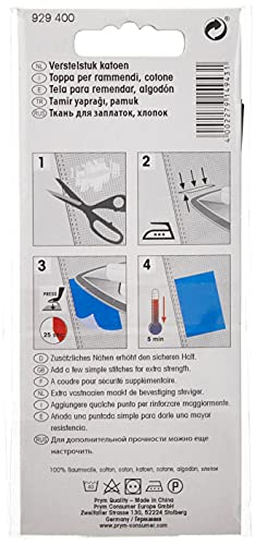 prym-toppa-termoadesiva-cotone-per-rammendi-nera-12-x-45-cm image 5