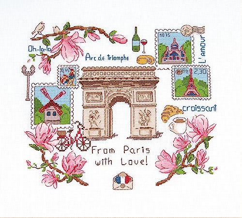 dmc-arc-de-triomphe-di-anna-matvieieva-kit-punto-croce-esperto image 3