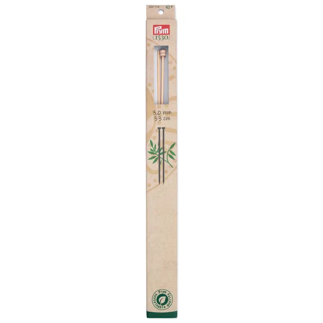 prym-1530-ferri-da-maglia-bamb-a-punta-singola-33-cm-3-00-mm image 1