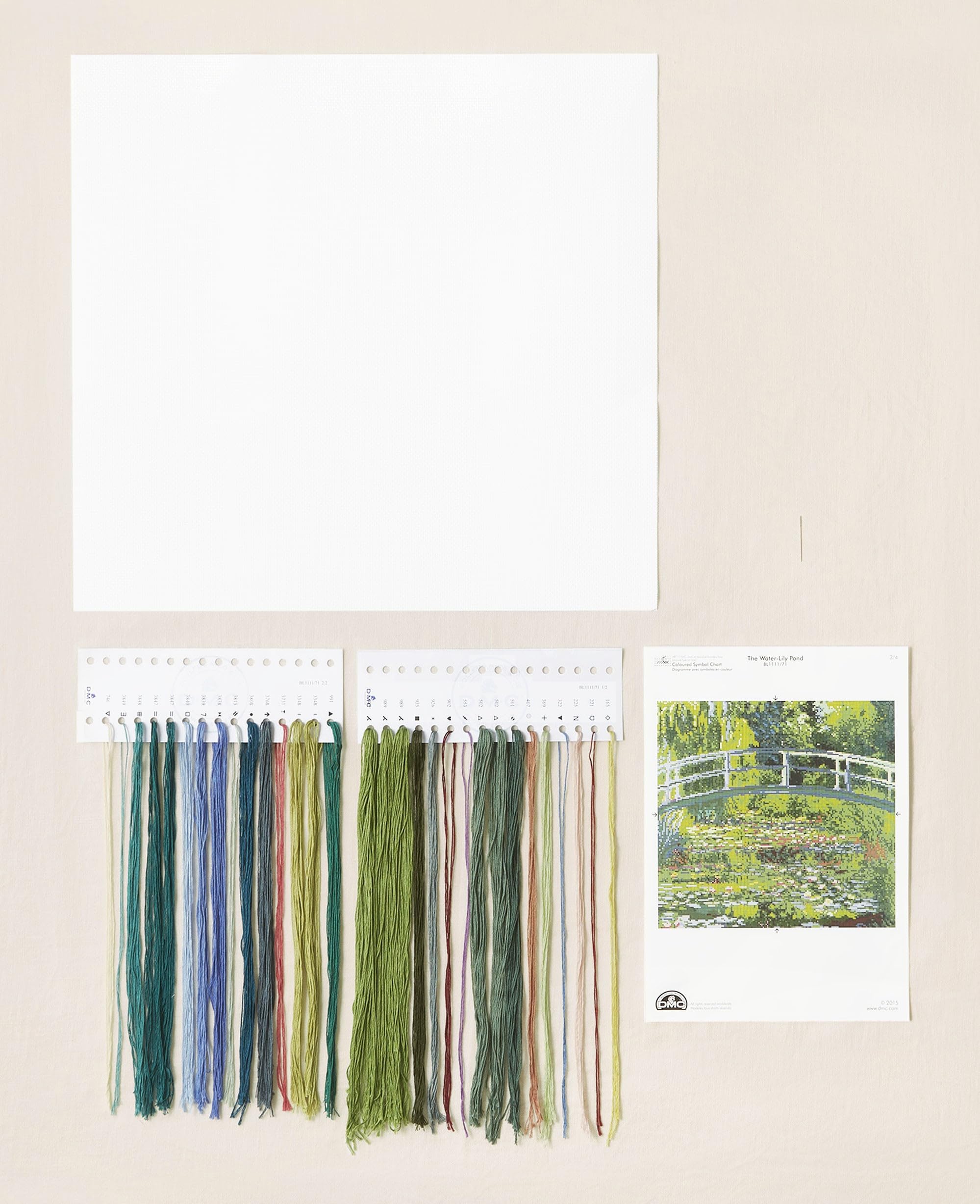 dmc-the-masters-collection-lo-stagno-delle-ninfee-di-monet-kit-punto-croce-avanz image 3