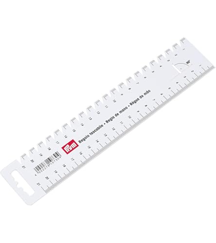 prym-righello-per-sarti-bianco-21-cm-in-plastica image 3