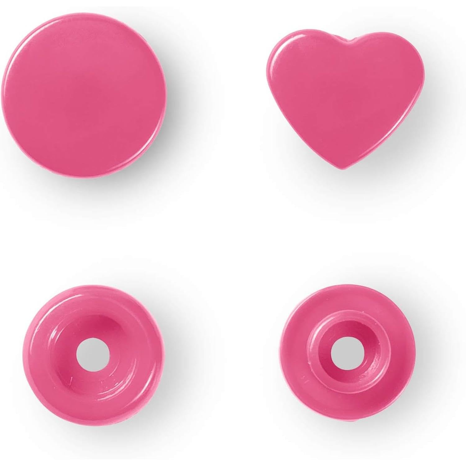 prym-love-bottoni-a-pressione-cuore-fucsia-1-pezzo image 2