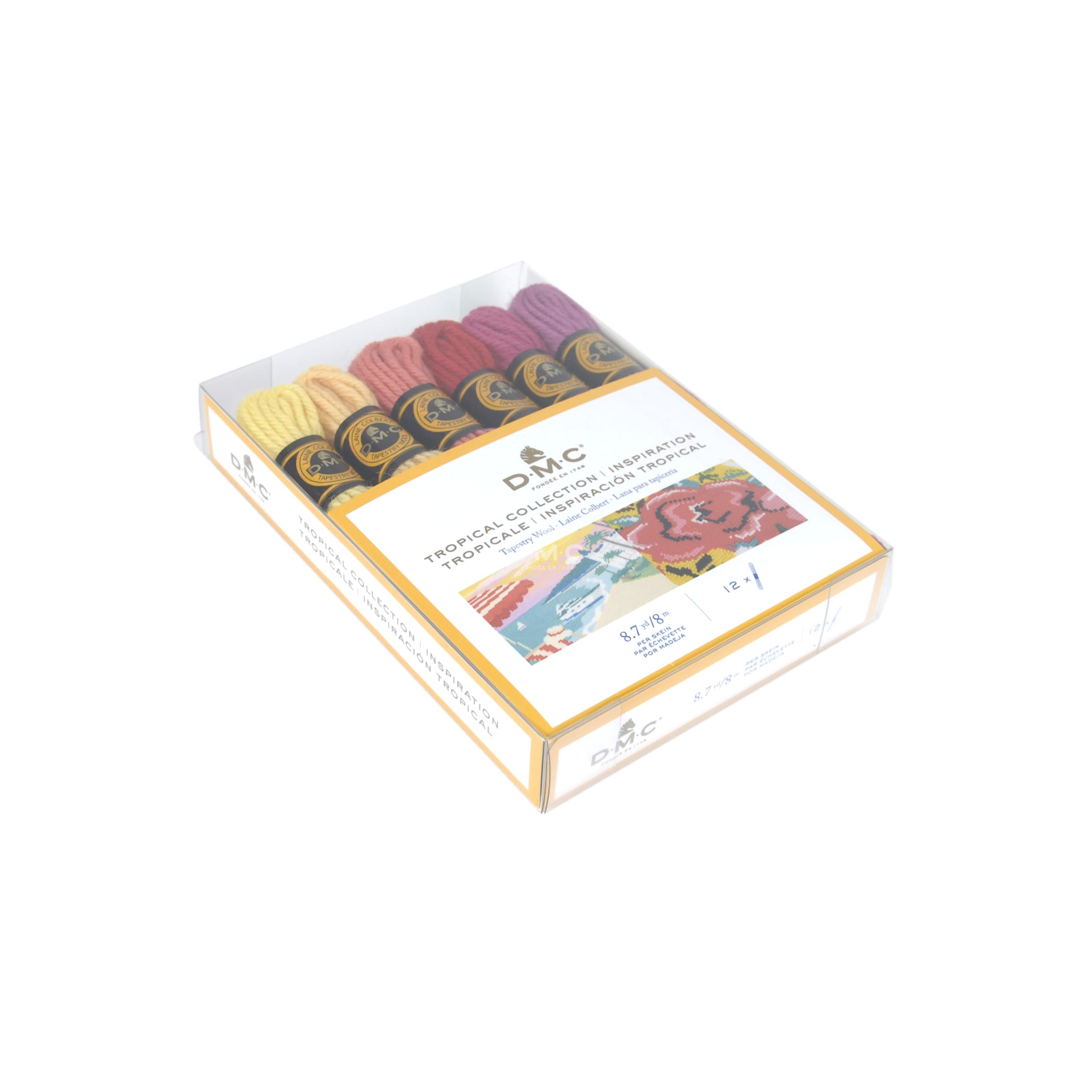dmc-colbert-wool-pack-collezione-tropical-filato-100-pura-lana-da-ricamo-e-tappe image 2