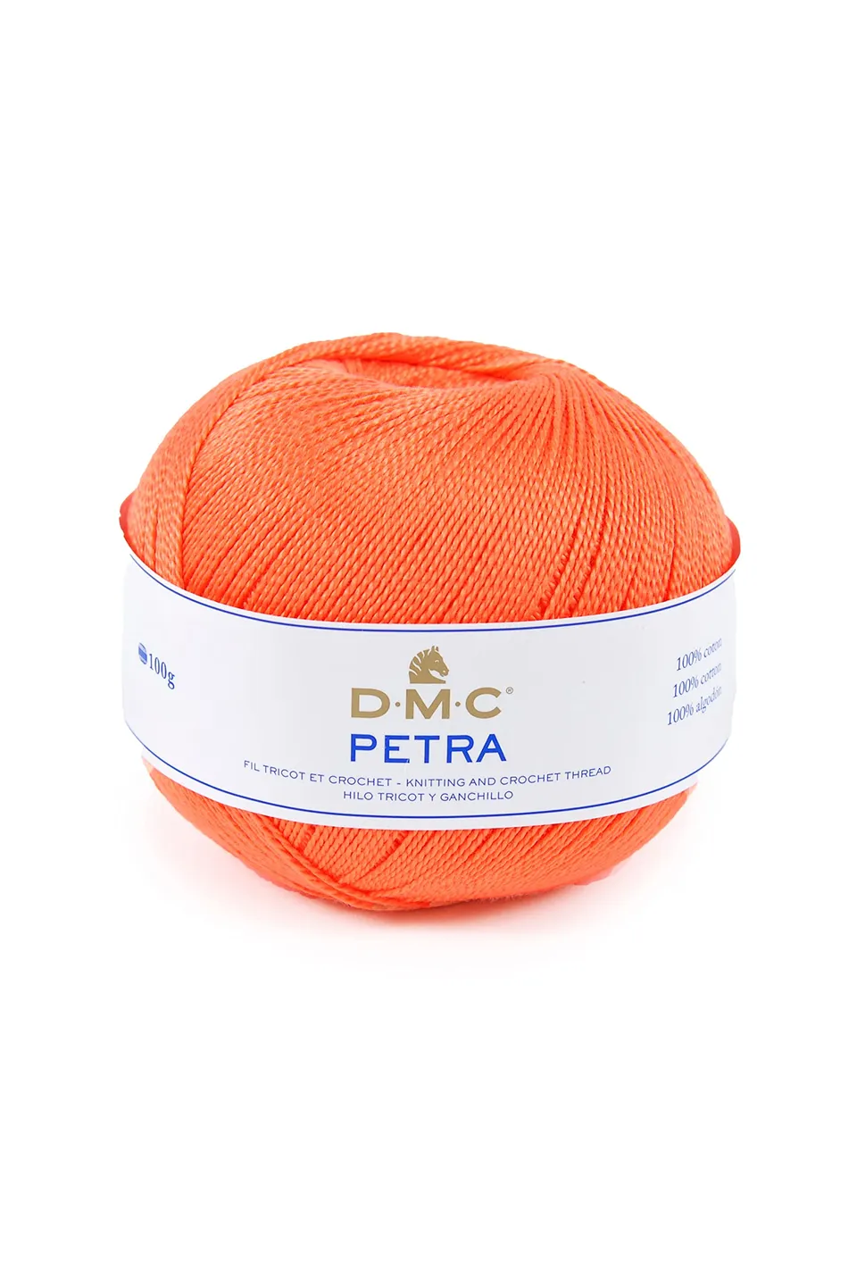 dmc-petra-n-3-filato-cotone-per-uncinetto-100-g-280-m image 1