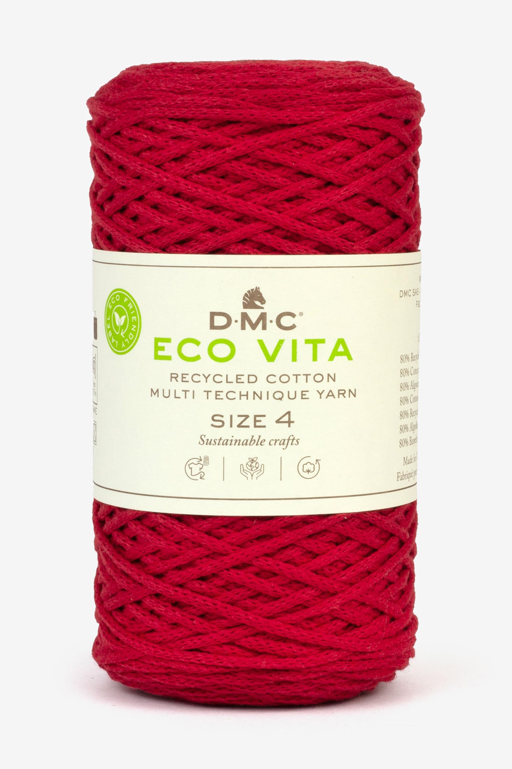 dmc-eco-vita-4-filato-in-cotone-riciclato-250-g-200-m image 4