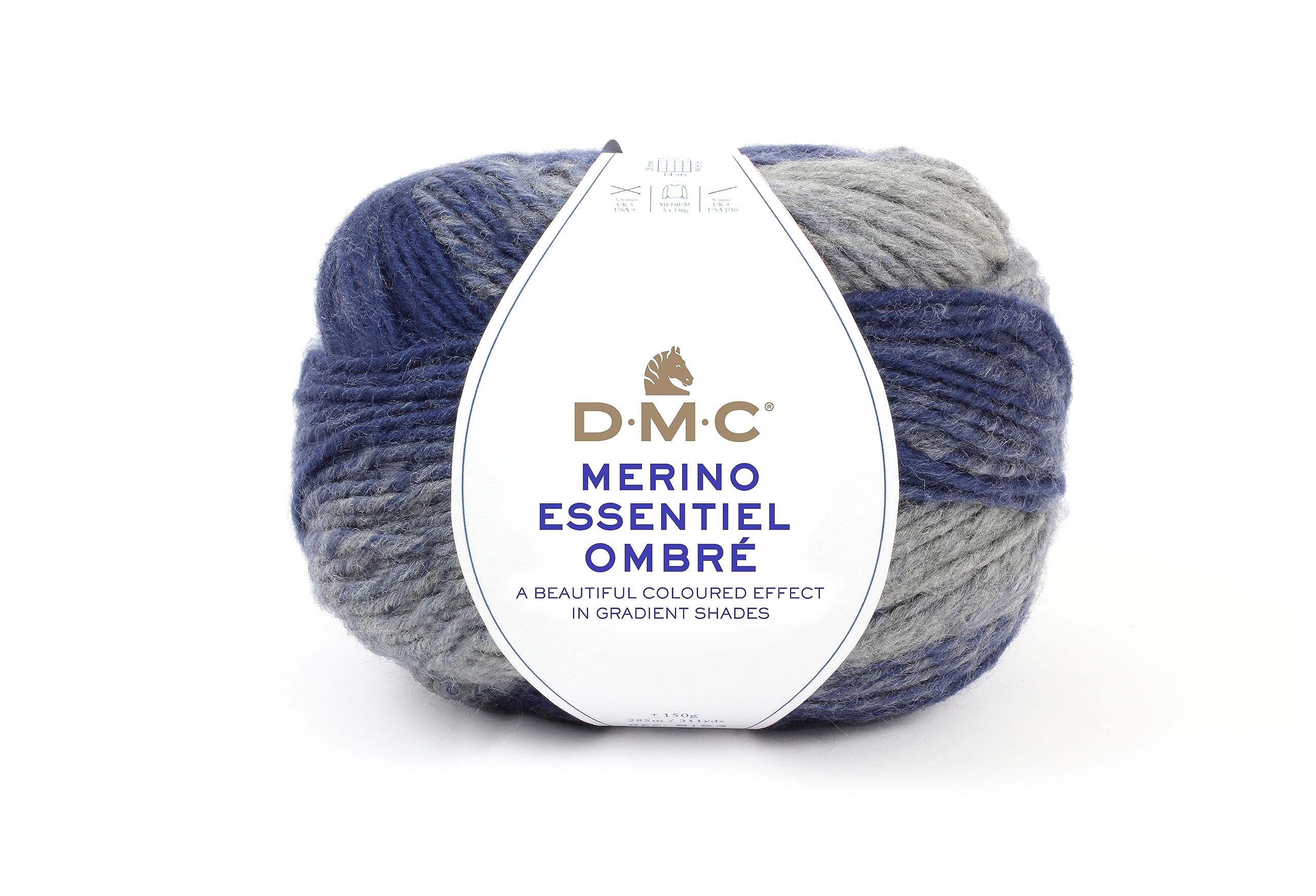 dmc-merino-essentiel-ombr-filato-lana-150-g-285-m-ferri-5-6 image 8