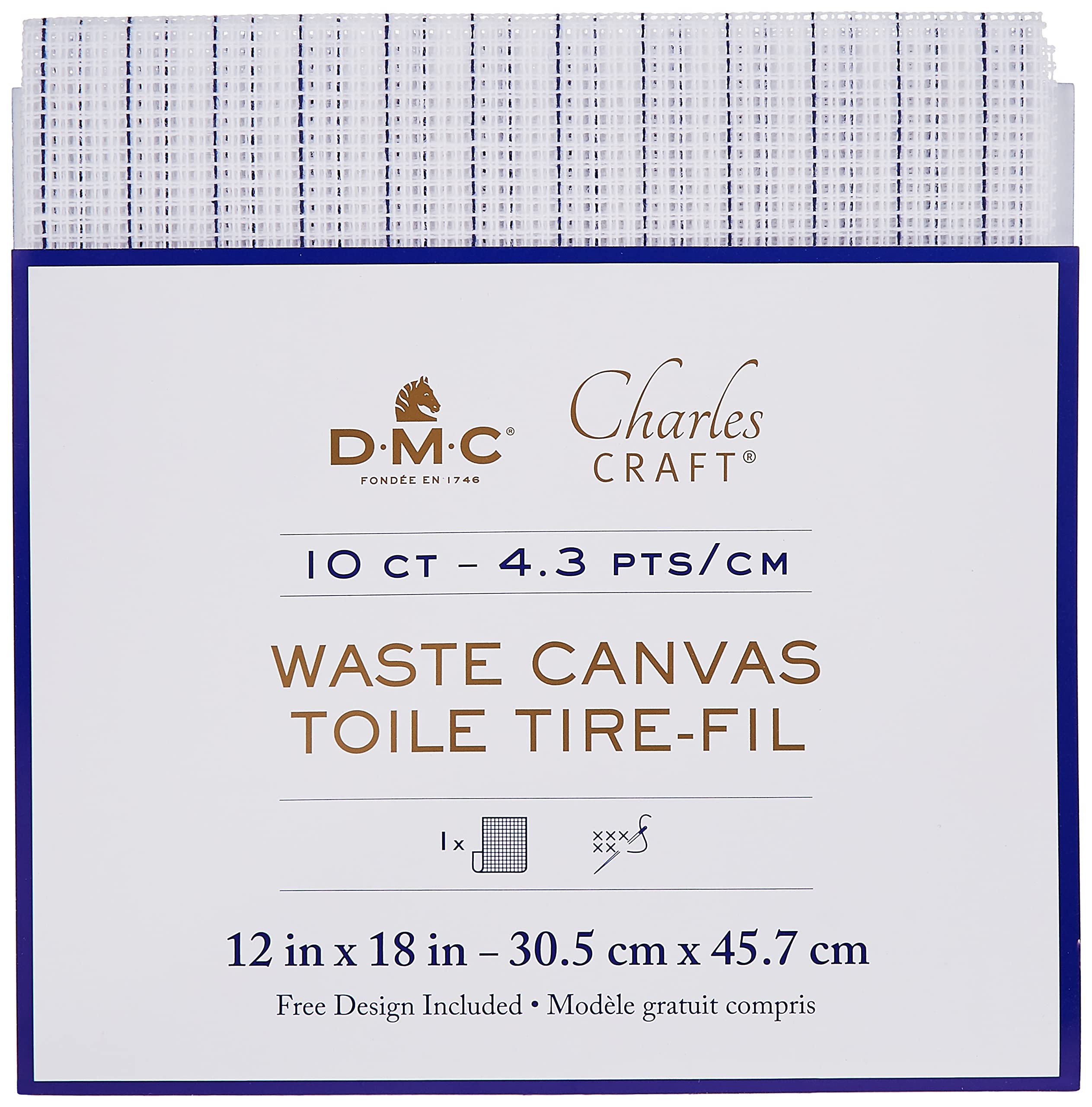 dmc-cr9113-tela-waste-canvas-30-5-x-45-7-cm-10-fogli image 1