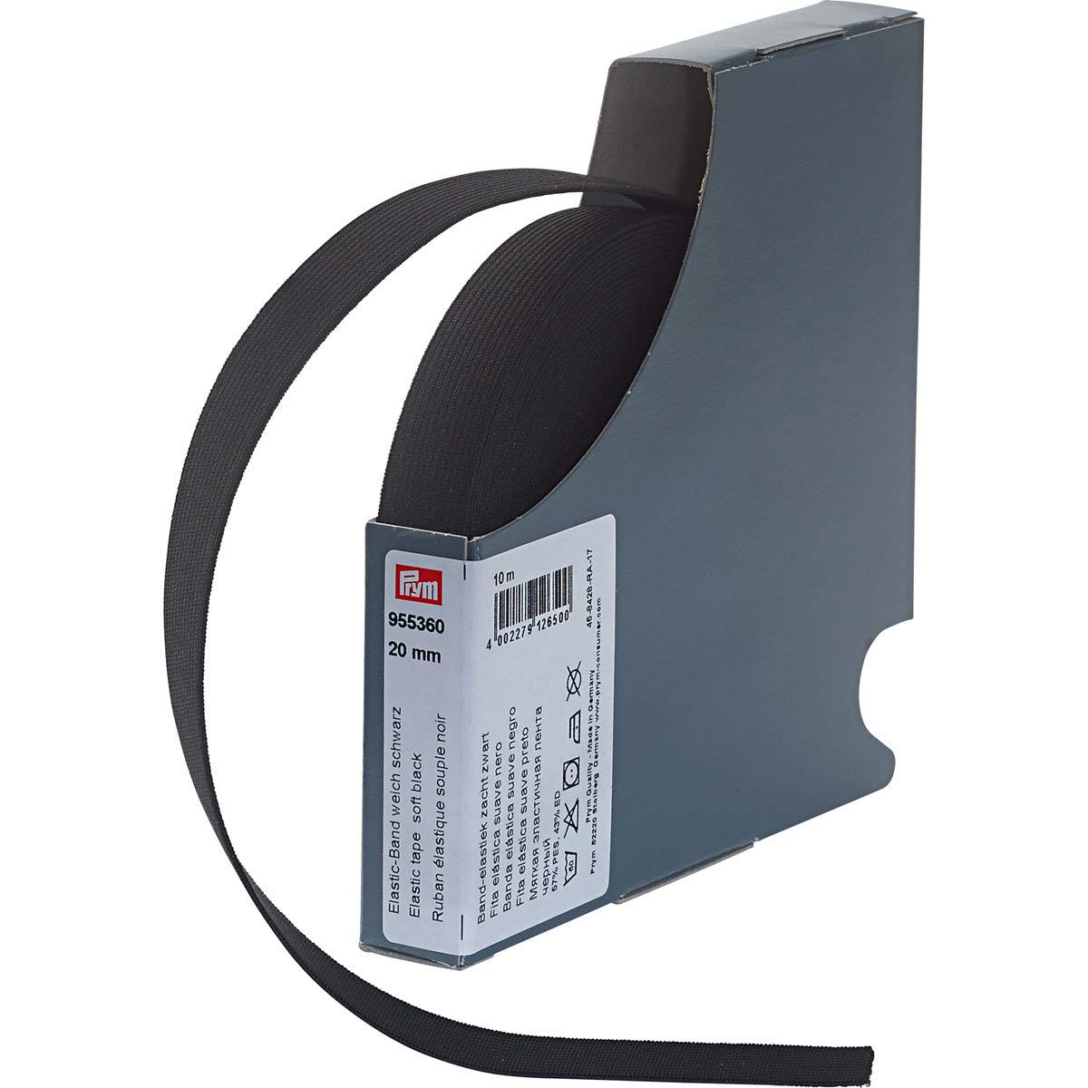 prym-nastro-elastico-morbido-bianco-25-mm-x-1-m image 3