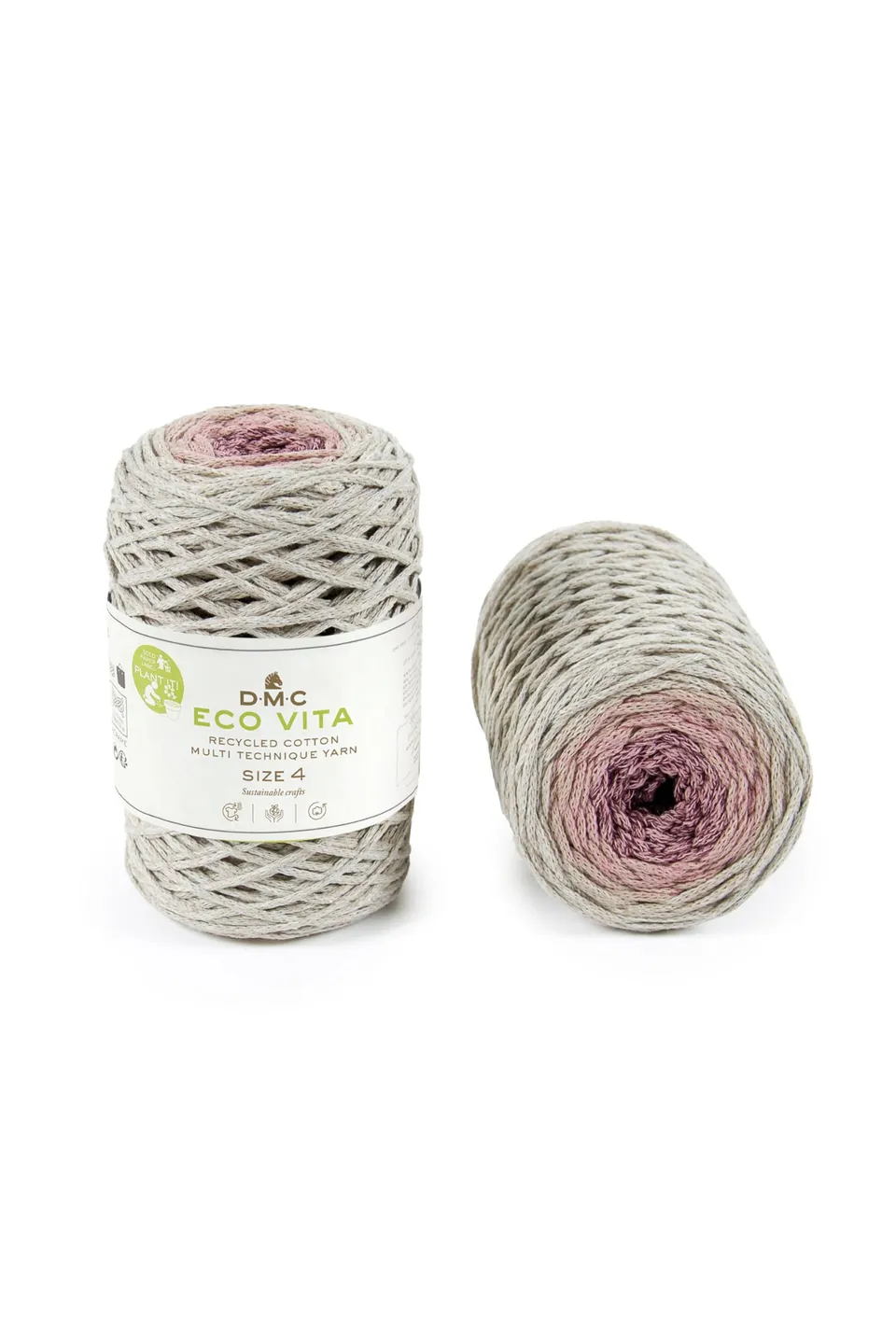 dmc-eco-vita-4-variation-filato-cotone-riciclato-250-g-200-m image 1