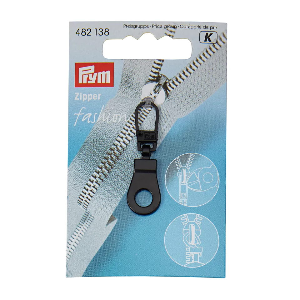 prym-rym-anello-tirazip-nero-per-cerniera-1-pezzo image 1