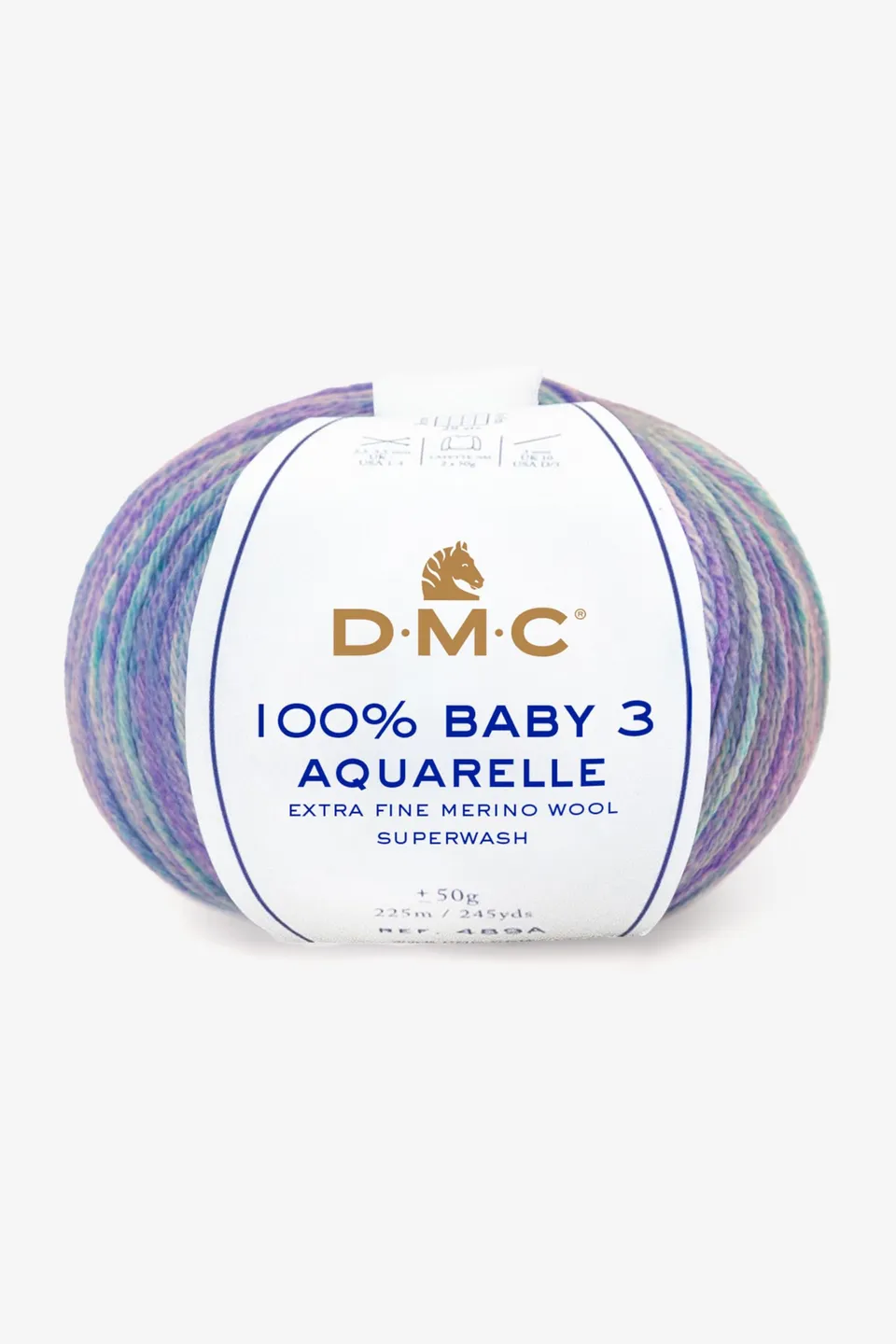 dmc-100-baby-filato-maglieria-100-lana-merino-50-g-225-m image 1