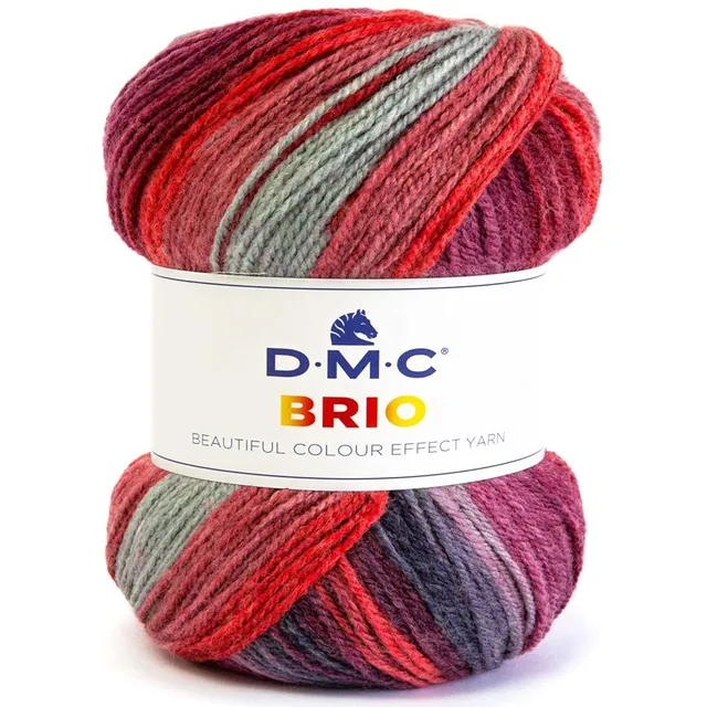 dmc-brio-filato-multicolore-100-g-345-m-18-colori image 1