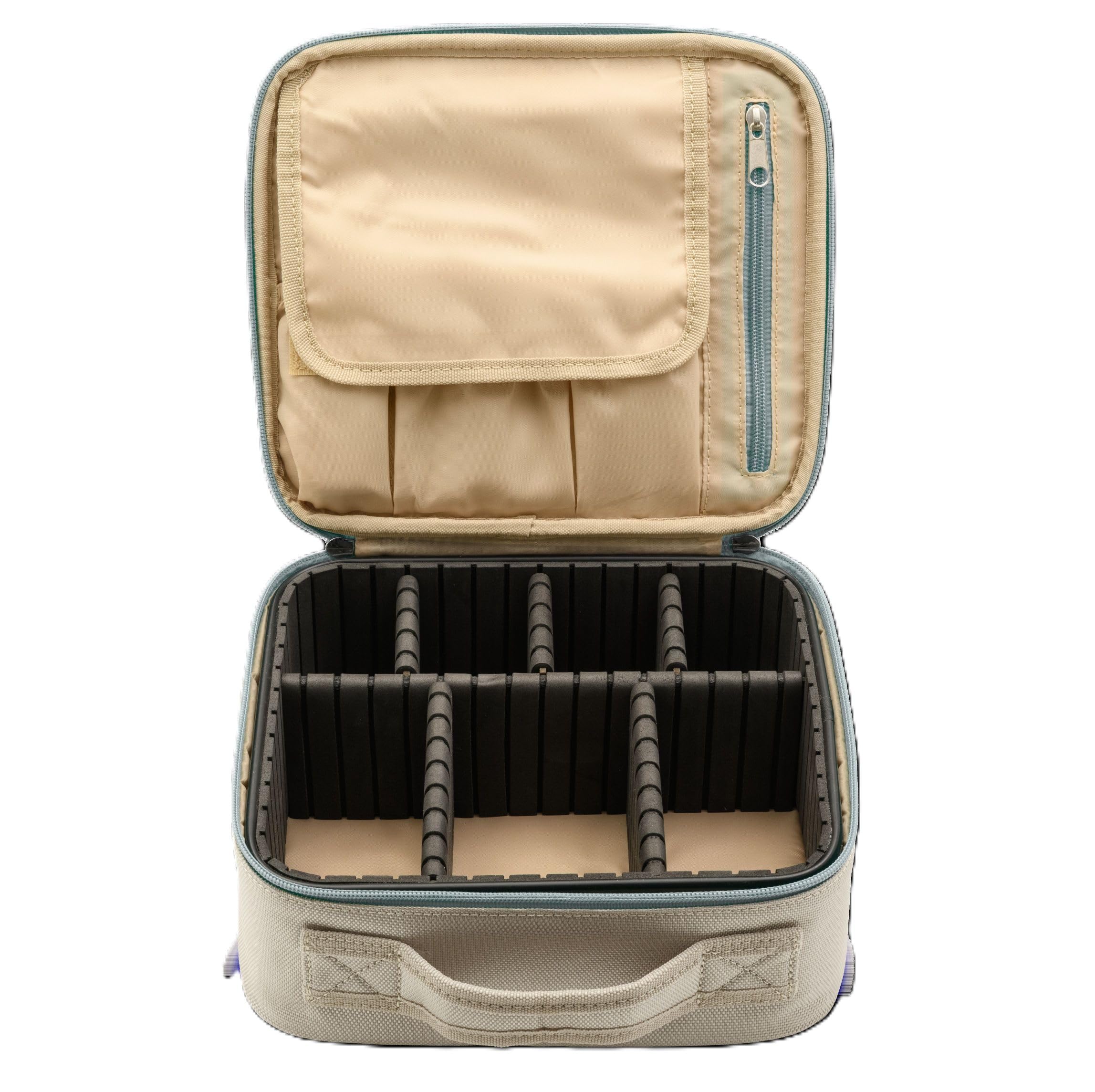 prym-612851-vario-valigia-da-cucito-beige-26x24x11-cm-organizer-con-scomparti-re image 2