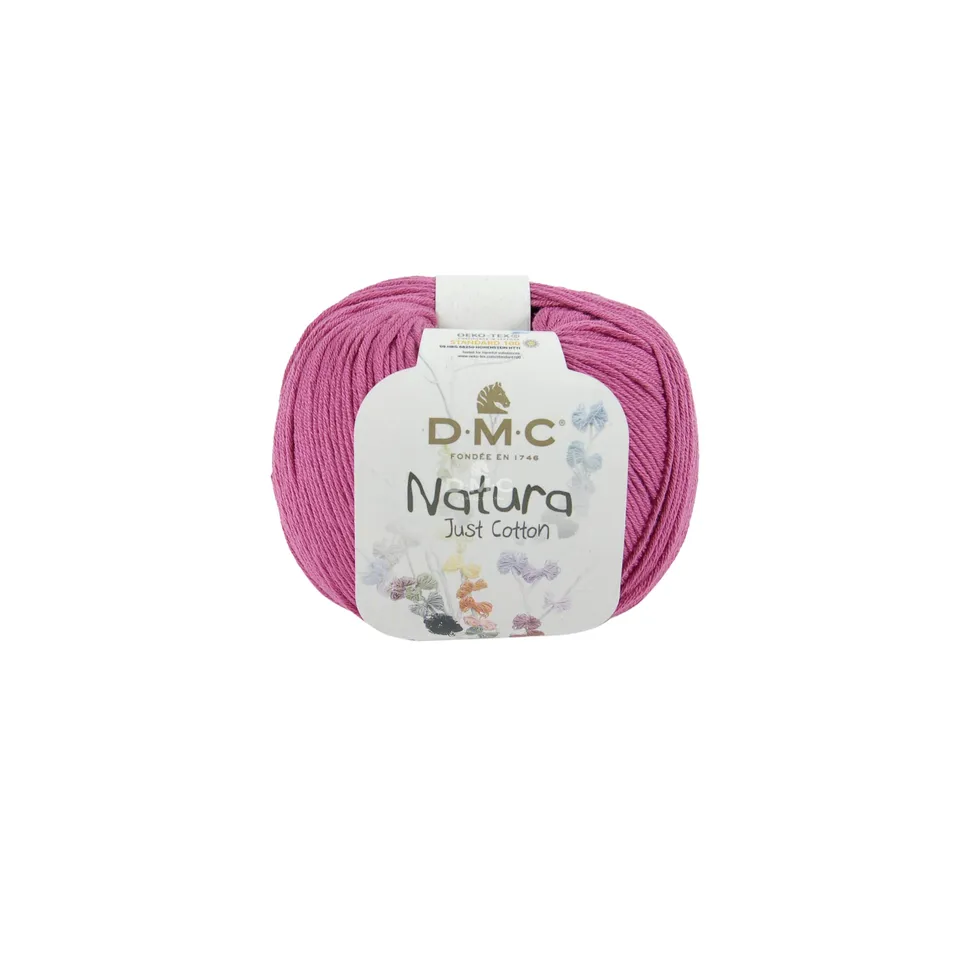 dmc-natura-filato-cotone-ciliegia-n62-dk-4-capi image 1