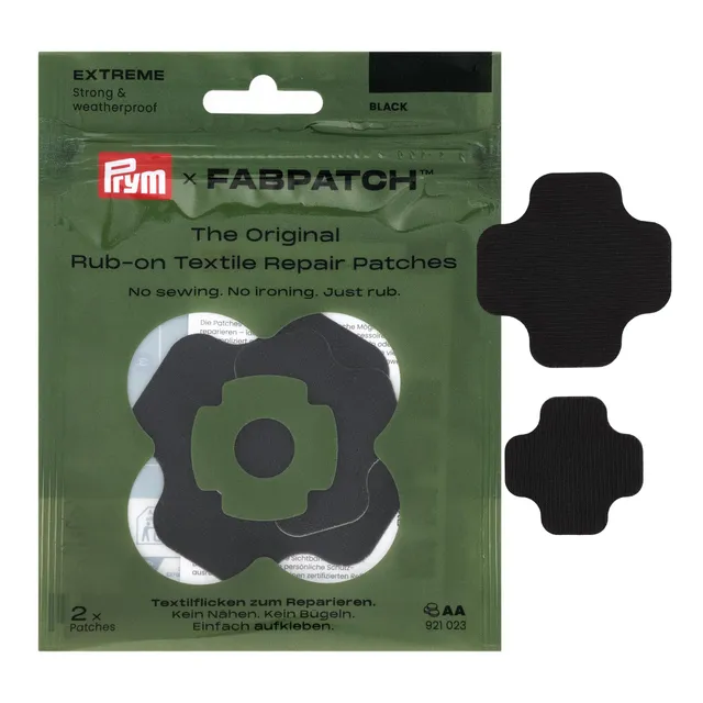 prym-921023-fabpatch-extreme-nera-toppa-autoadesiva-impermeabile-extra-robusta-2 image 1