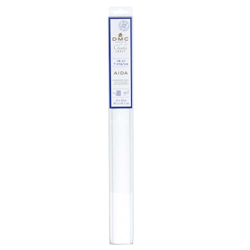 dmc-tela-aida-100-cotone-per-punto-croce-pretagliata-in-tubo image 6
