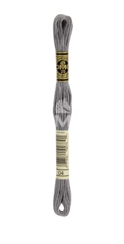 dmc-moulin-sp-cial-117mc-0004-filo-da-ricamo-cotone-grigio-8-m image 2