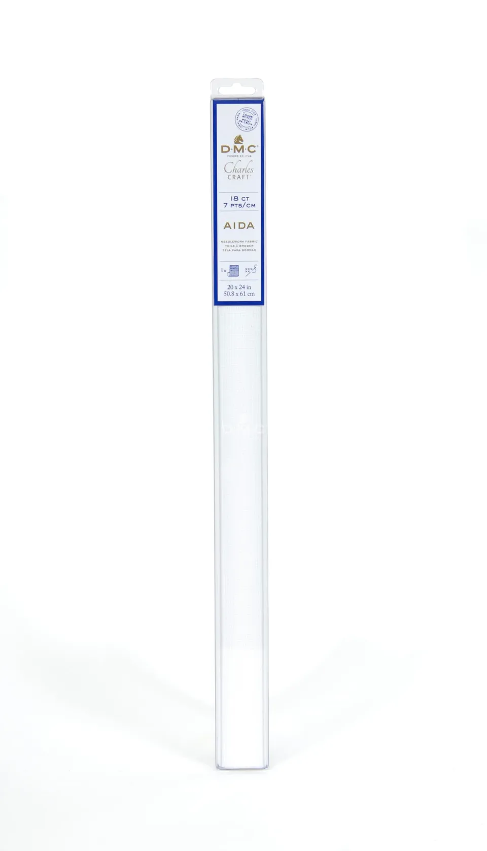 dmc-tela-aida-100-cotone-punto-croce-pretagliata-38-1x45-7-cm-e-50-8x61-cm image 1