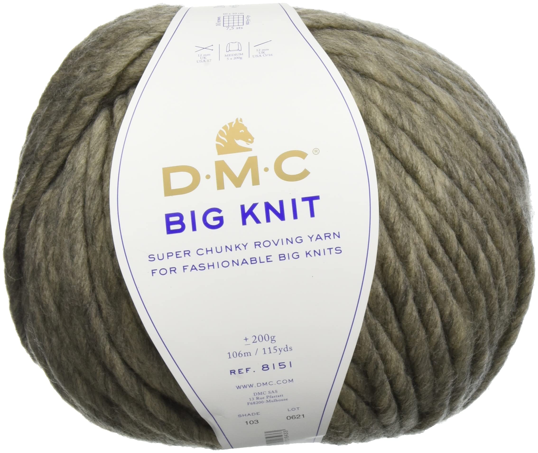 dmc-big-knit-200-g-106-m-80-acrilico-20-lana-ferri-n-12 image 1