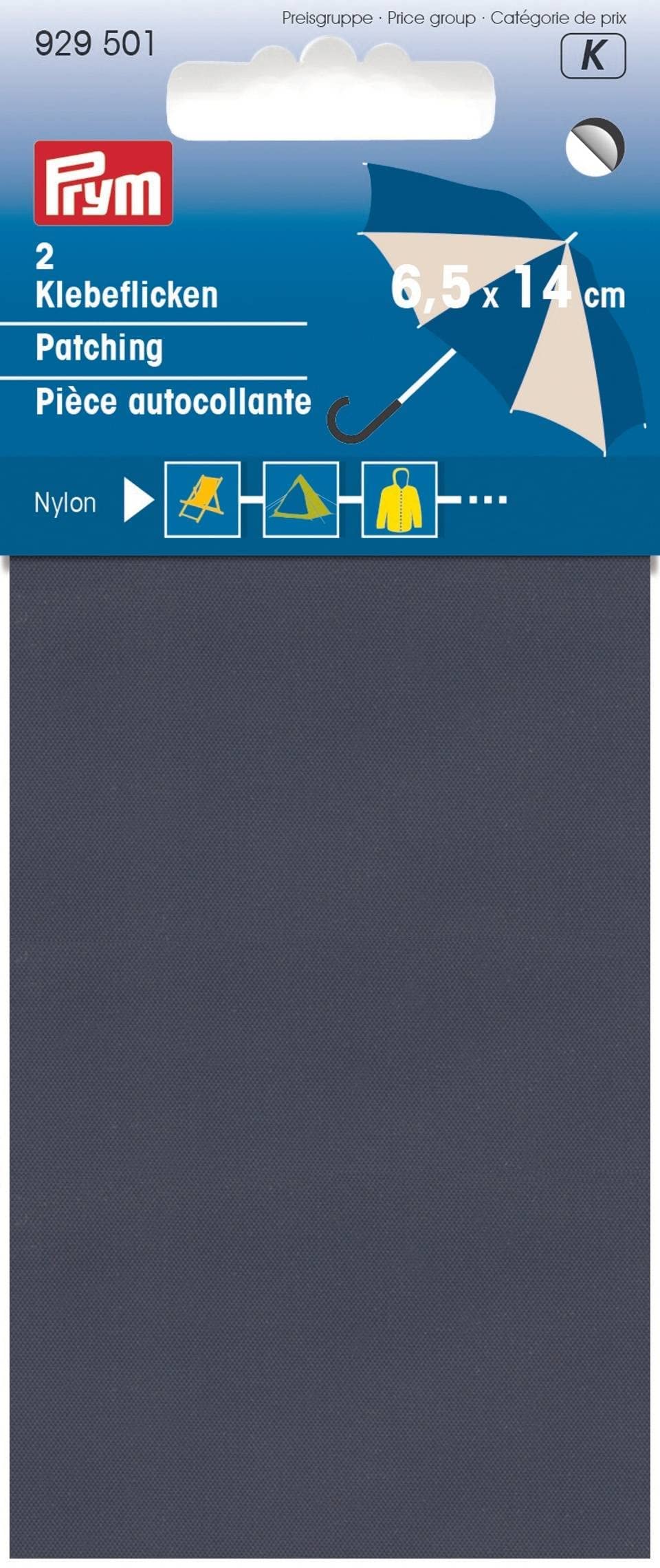 prym-toppa-in-nylon-autoadesiva-blu-marino-6-5x14cm-2-pezzi image 1