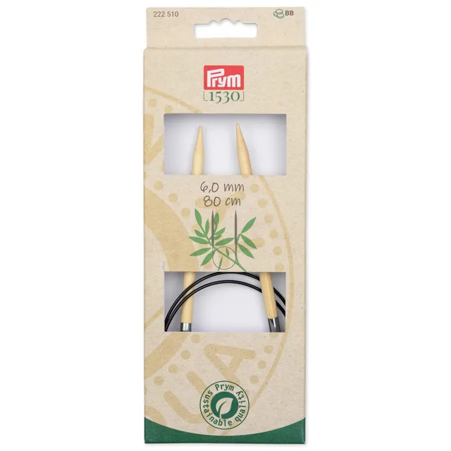 prym-ferri-circolari-bamb-80-cm-6-00-mm-naturale image 1