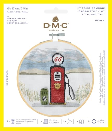 dmc-il-sogno-americano-pompa-di-benzina-kit-punto-croce image 4
