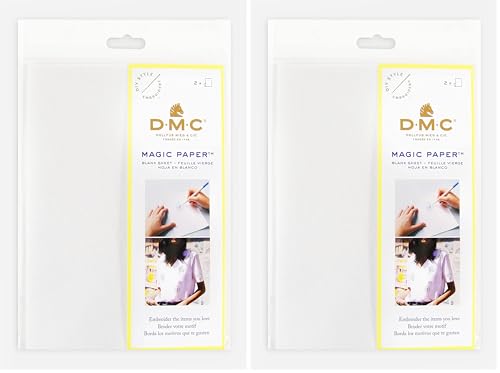 dmc-magic-paper-fogli-bianchi-a5-idrosolubili-autoadesivi-2-fogli image 6