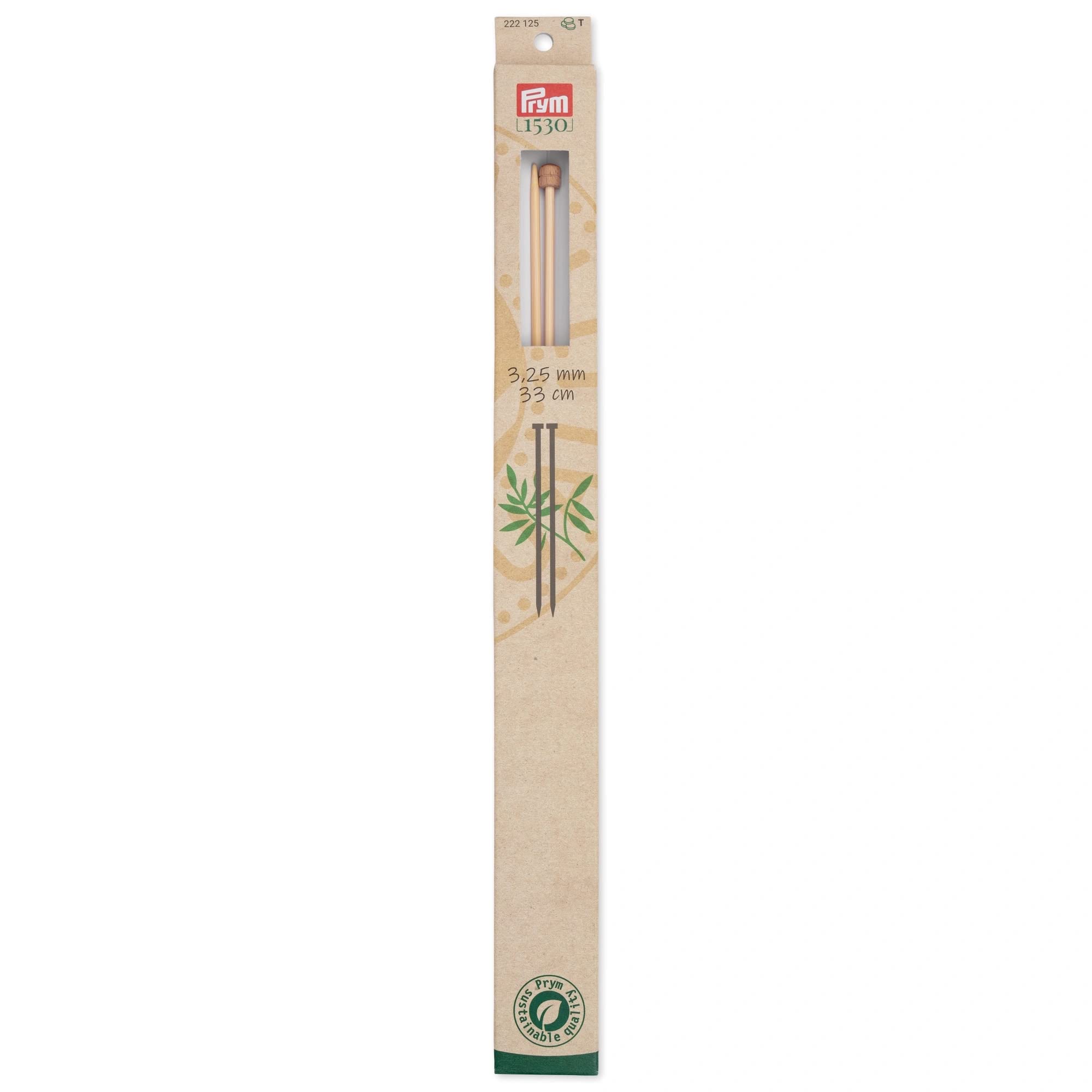 prym-1530-ferri-da-maglia-bamb-a-punta-singola-33-cm-3-25-mm-2-pezzi image 1