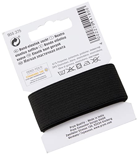 prym-nastro-elastico-nero-25-mm-x-1-m image 7