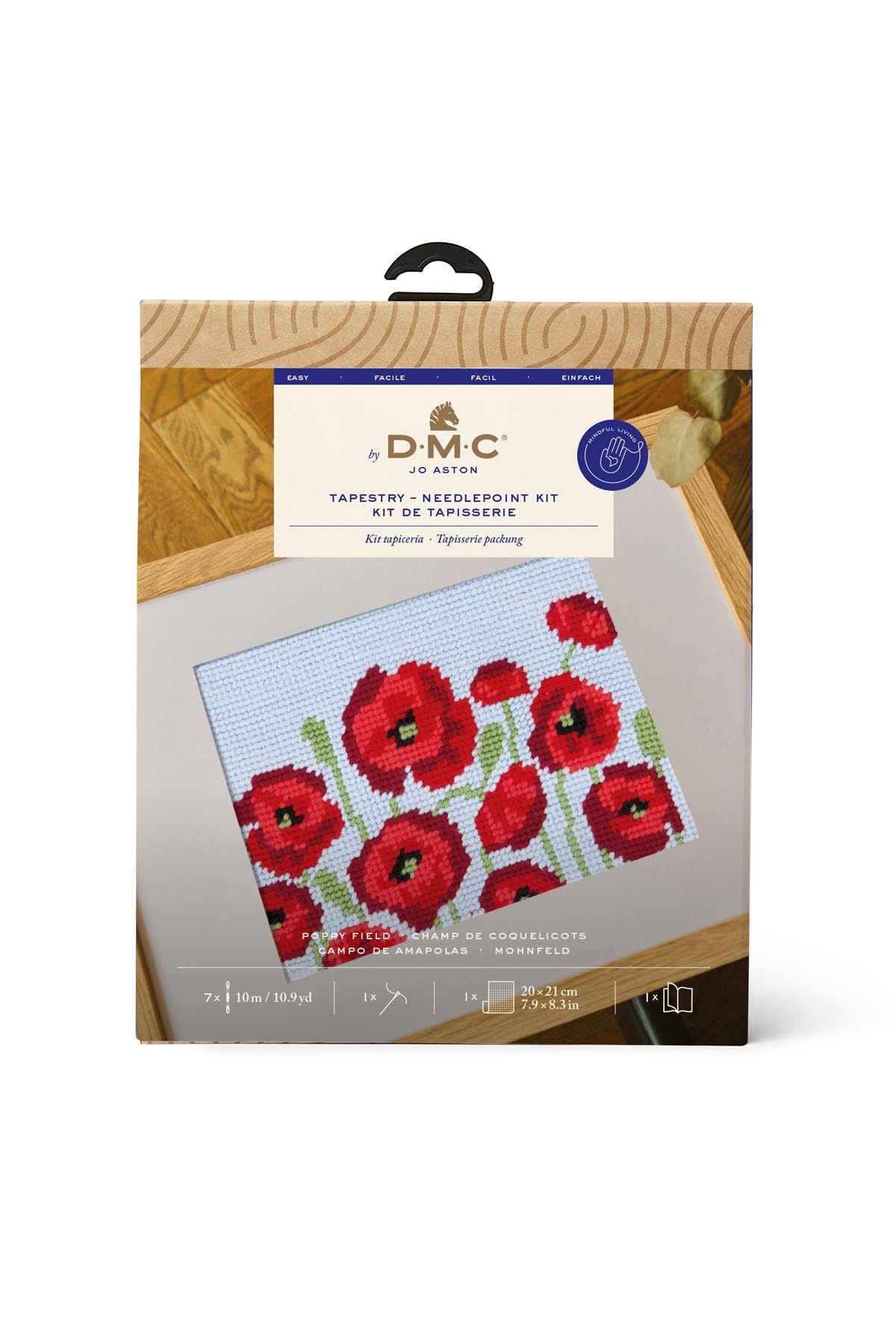 dmc-van-di-joanna-hateley-kit-tappezzeria-facile-con-tela-prestampata image 4