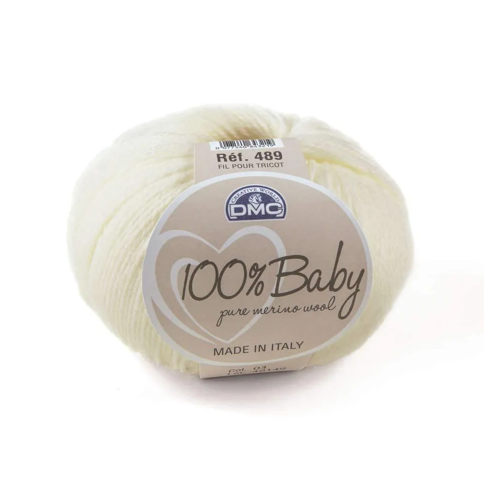dmc-baby-100-lana-merino-50-g-225-m-filato-maglieria-neonato image 1