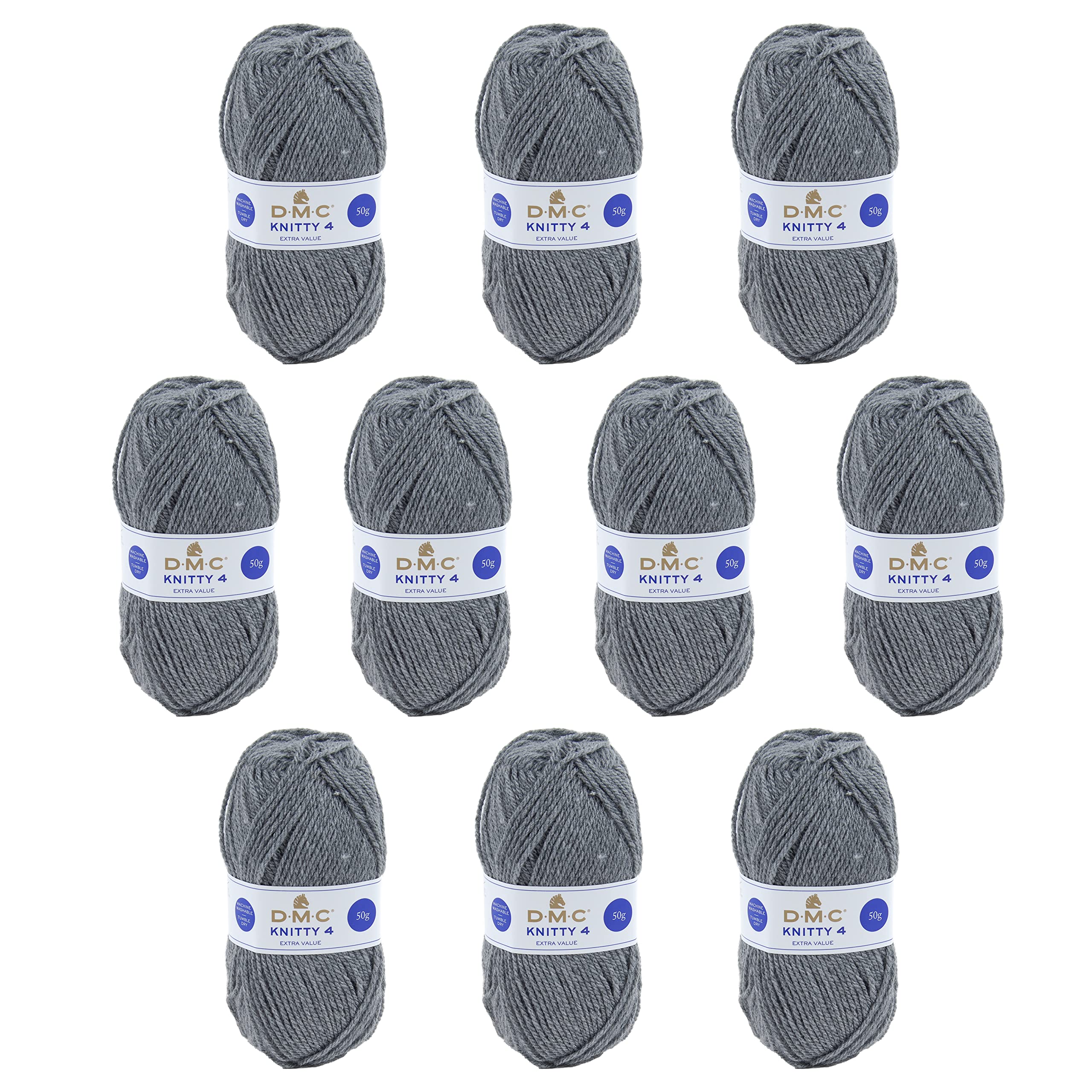 dmc-knitty-4-filato-acrilico-50-g-140-m-set-da-10-gomitoli image 6