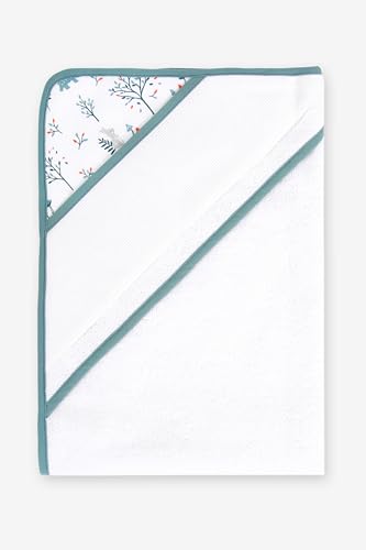 dmc-foresta-incantata-uscita-bagno-bambino-72x72-cm-verde-da-ricamare image 3