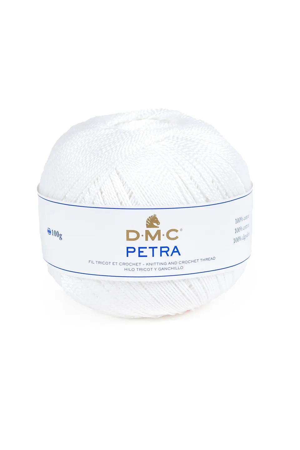 dmc-petra-n-3-filato-uncinetto-cotone-100-g-280-m image 1