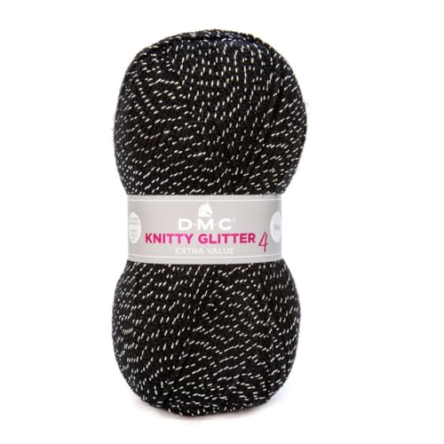 dmc-knitty-4-glitter-filato-acrilico-metallizzato-per-ferri-n-4-50-g-148-m image 4