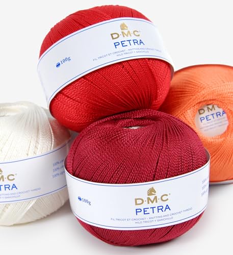 dmc-petra-n-5-filato-cotone-uncinetto-e-maglia-100g-400m image 4