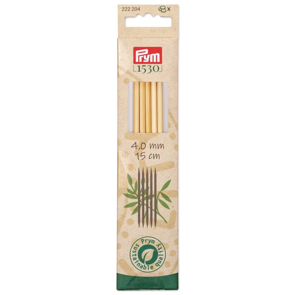 prym-1530-bamb-ferri-a-doppia-punta-15-cm-4-00-mm-5-aghi image 1