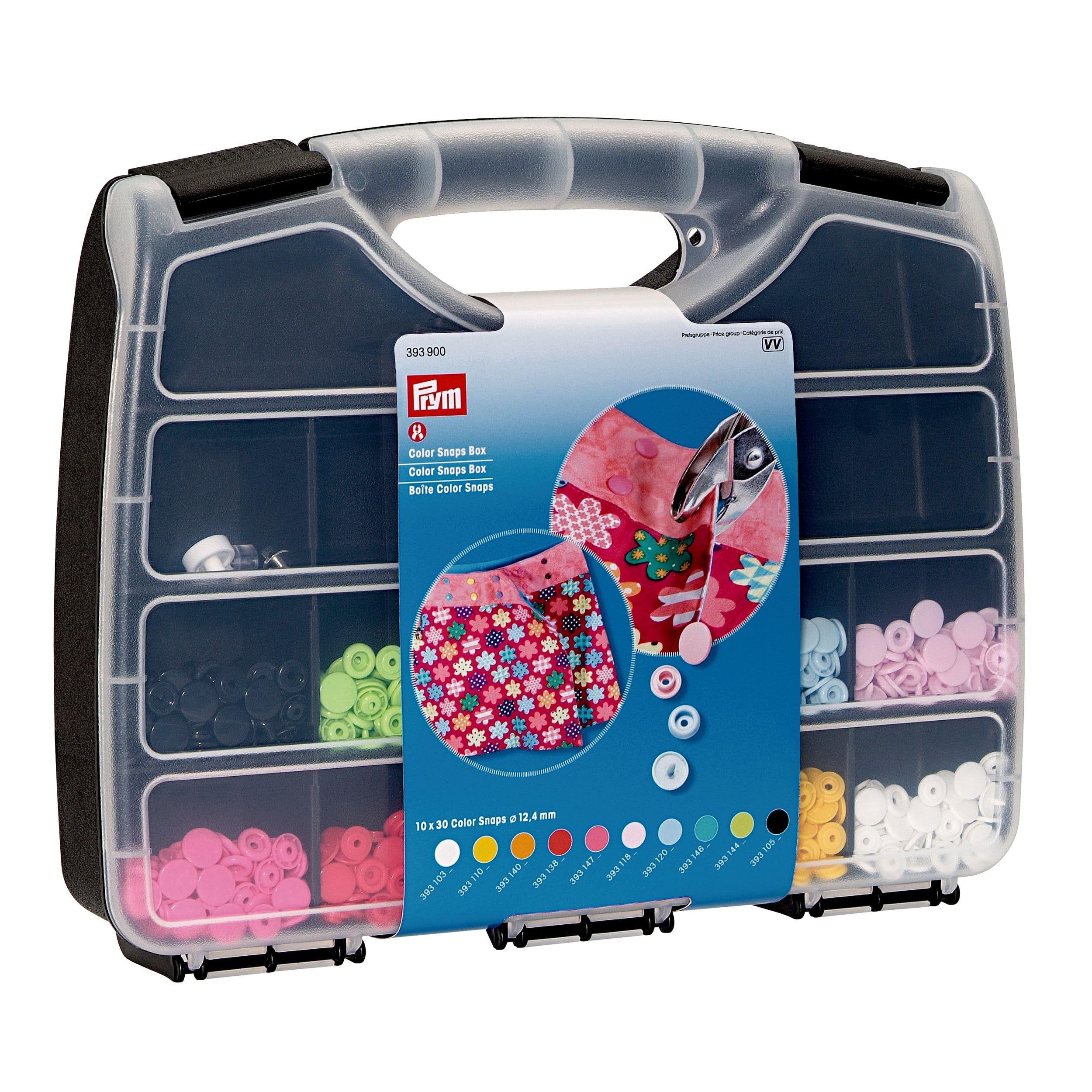 prym-scatola-assortimento-bottoni-a-pressione-color-snaps-multicolore image 1