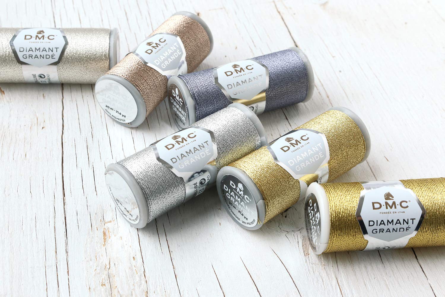 dmc-diamant-grand-filo-metallico-6-capi-20-m image 3