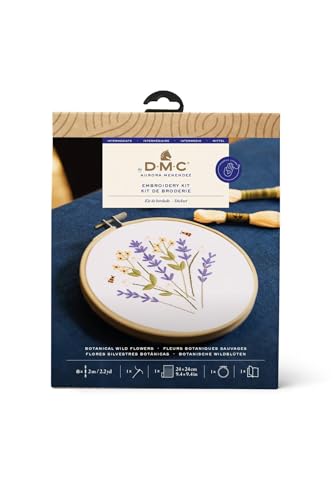 dmc-the-designer-collection-fiori-selvatici-di-aurora-menendez-kit-ricamo-interm image 2